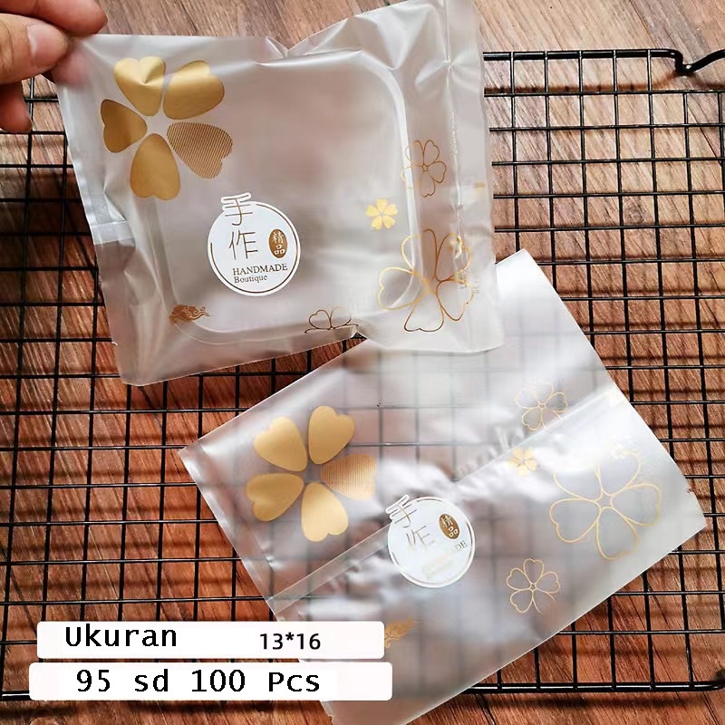 Plastik MoonCake 100pc Cookies Packaging Kue Nastar Nanas 150g 150gram