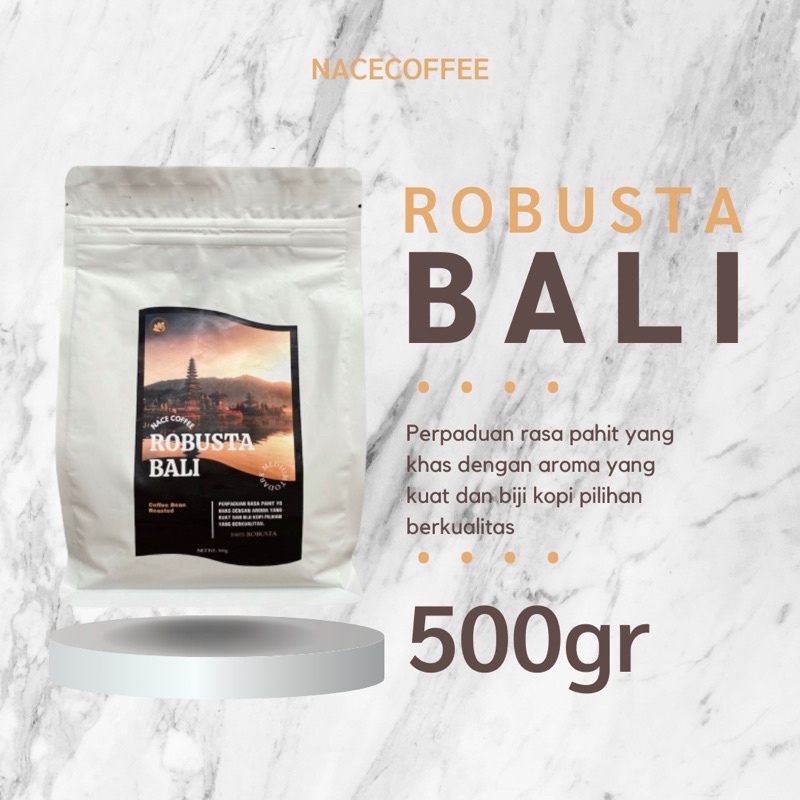 

Biji Kopi Bubuk Robusta Bali Roasted 500gr 1000gr