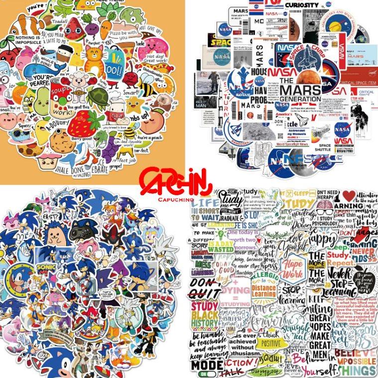 

Murah ||88b# 050 Pcs Stiker Tahan Air Untuk Laptop Ponsel Skateboard Kantor