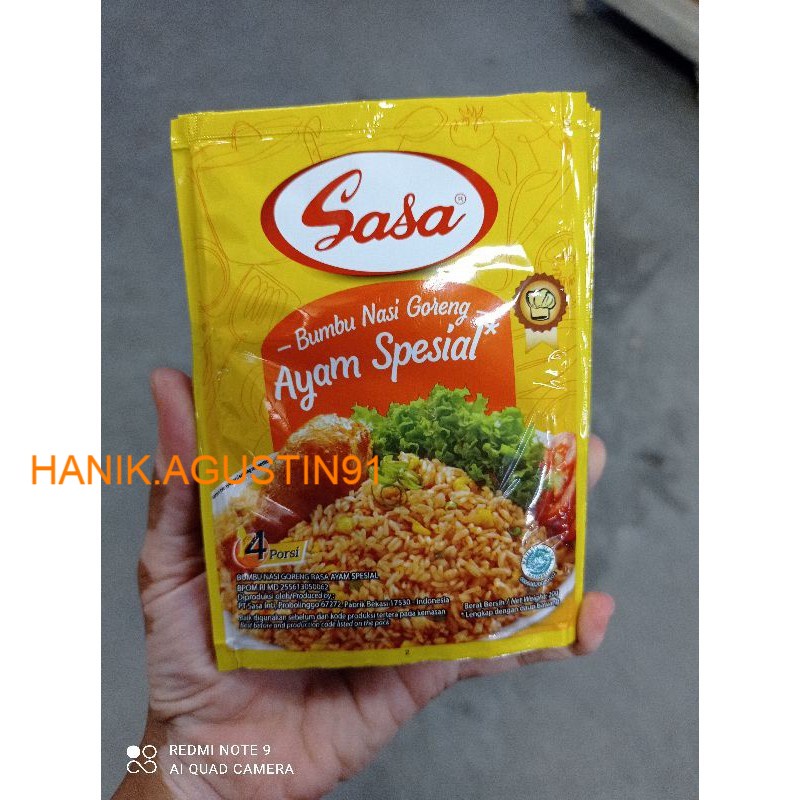 

Sasa Bumbu Nasi Goreng Goreng Ayam Spesial 20 gr x 6 pcs SS91
