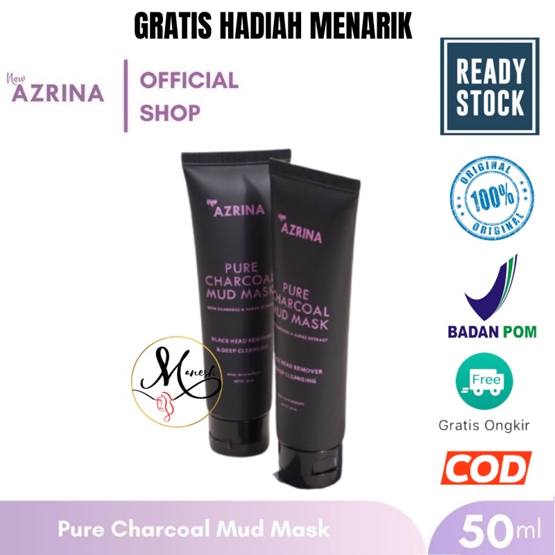 AZRINA Mud Mask new Azrina Pure Charcoal Mud Mask