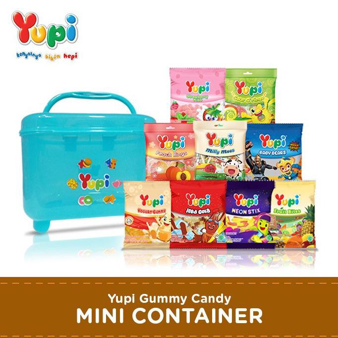 

Terlaris Yupi Gummy Candy Permen Mini Container