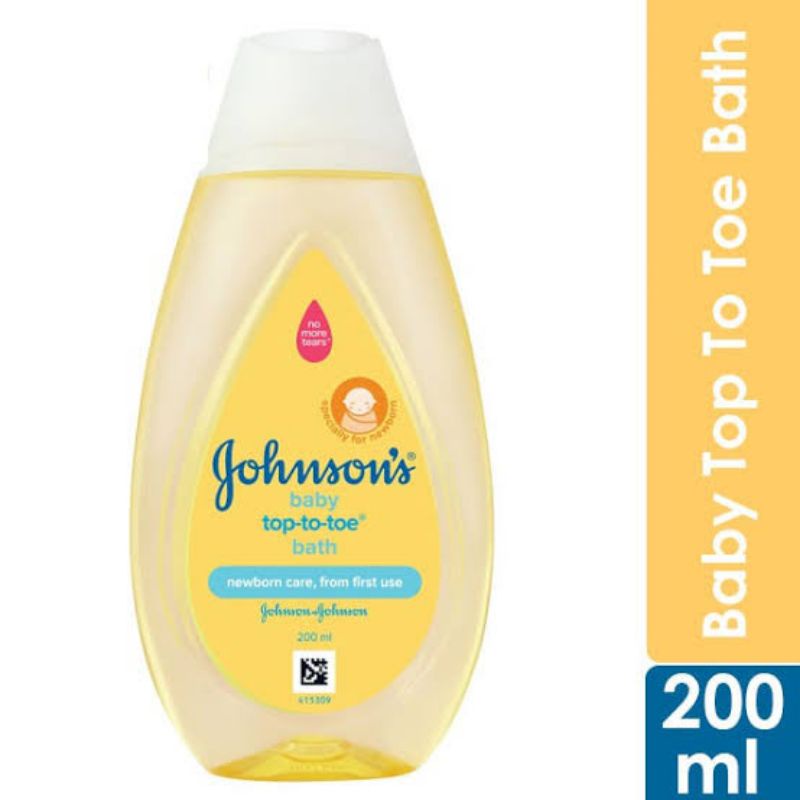 Johnson's Baby Bath Toptotoe 200-400ml Reff