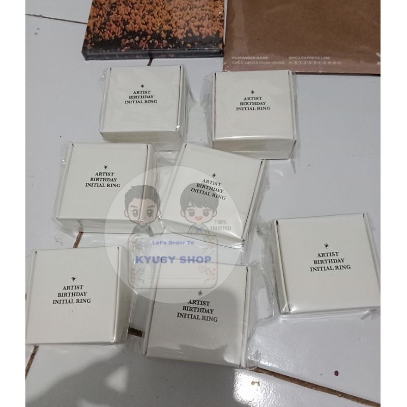 SM BIRTHDAY INITIAL RING