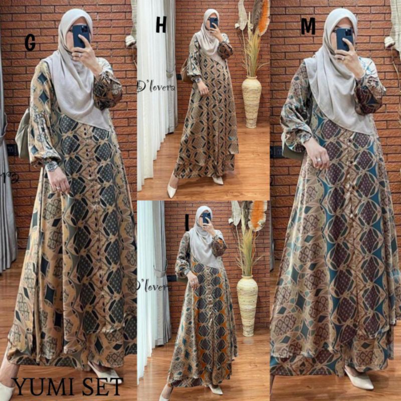 Setelan Celana YUMI SET by D'Lovera