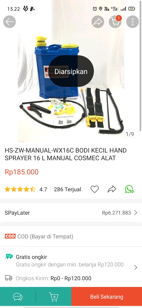 Hs-zw-manual-wx16c Bodi Kecil Hand Sprayer 16 L Manual Cosmec Alat Semprot Hama Hand Sprayer 16 L