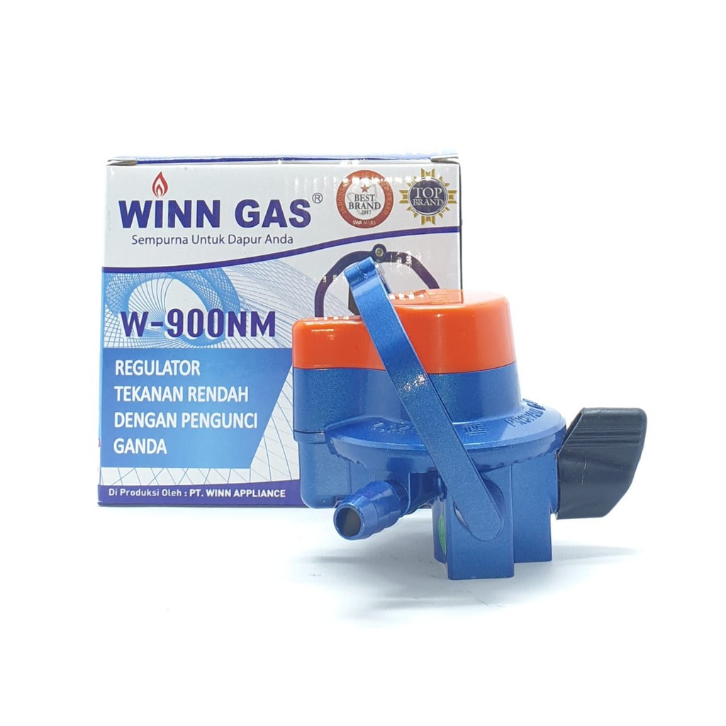 PREMIUM QUALITY Winn Gas W-900NM TANPA METER  Sistem DUAL LOCK  Regulator Gas Kompor Gas LPG