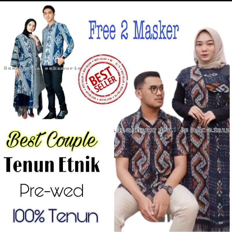 Couple Tenun | Sarimbit Tenun | Baju Sarimbitan