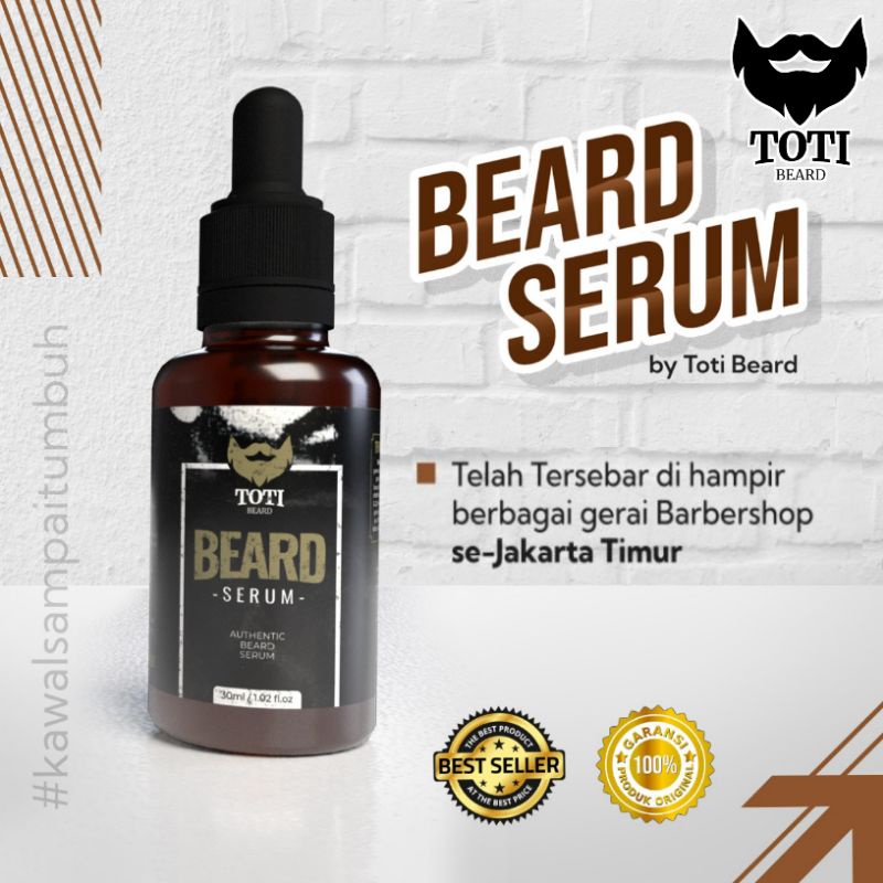 SERUM KHUSUS PENUMBUH BULU BREWOK TANPA GEN #TOTIBEARDSERUM