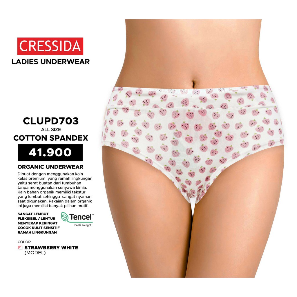 gof CRESSIDA Celana Dalam Wanita Pakaian Dalam Lembut-Underwear Motif