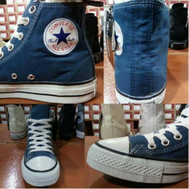 Sepatu Converse Allstar High Tinggi Navy Biru Dongker