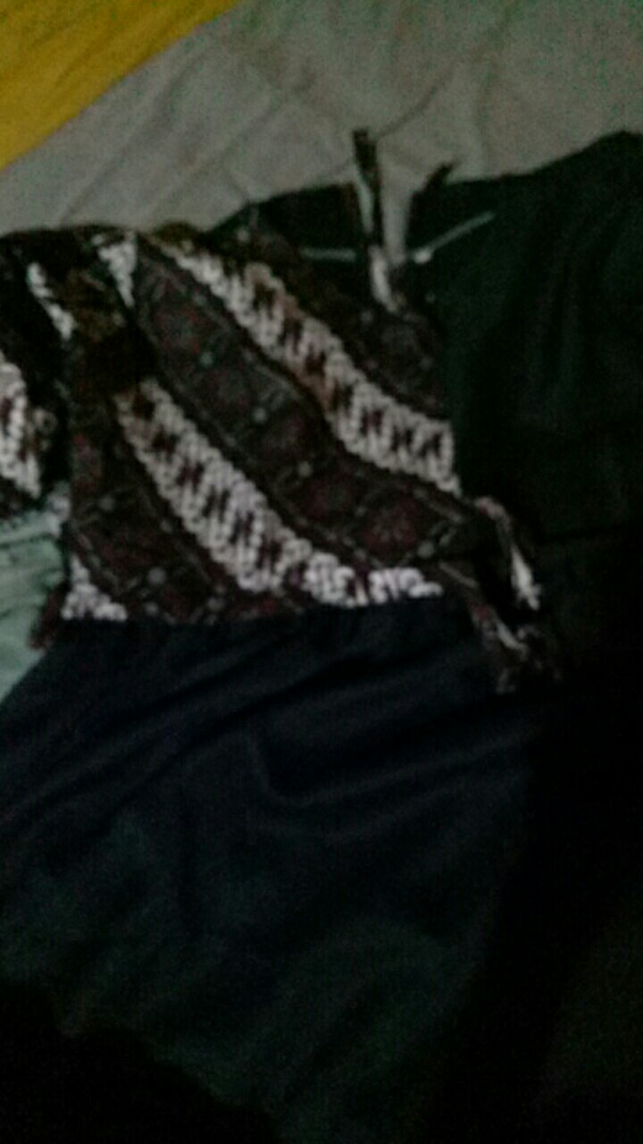 Tey-17 Batik Wanita Asj Sa Hrb026 Kenongo Kemeja Tosca Pendek