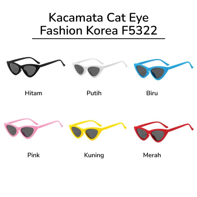 KACAMATA MODEL EYE CAT | KOREAN ULZZANG TRIANGLE 7888 VINTAGE CAT EYE SUNGLASSES WOMEN MEN