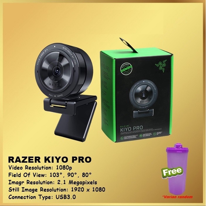 Razer Kiyo Pro Usb Camera Gaming WebCam Web Cam Gaming Full HD