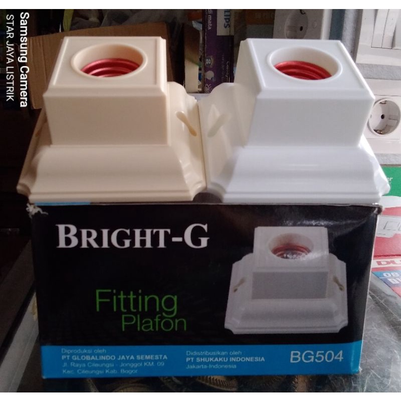 Fitting Plafon/Fitting Tempel Bright G  BG502/BG504/BG508/BG509 Drat E27