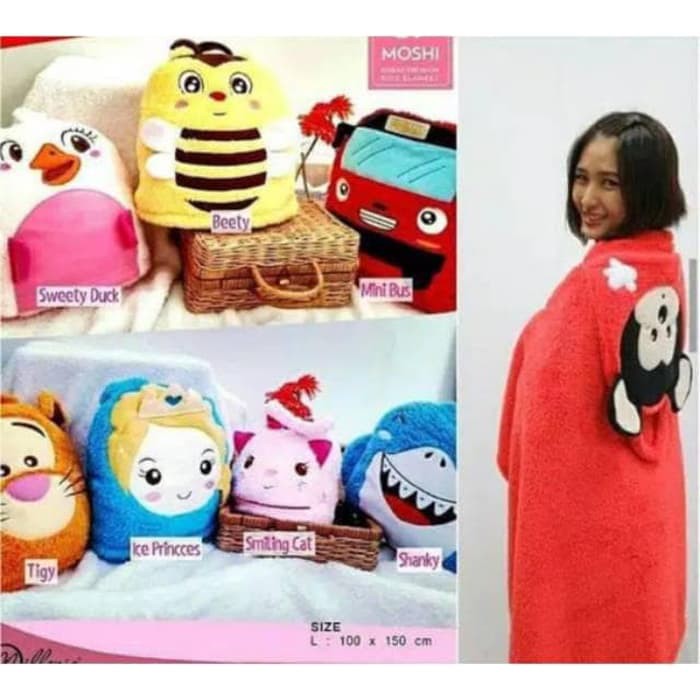 BANTAL SELIMUT BALMUT KARAKTER MODEL TAS JINJING