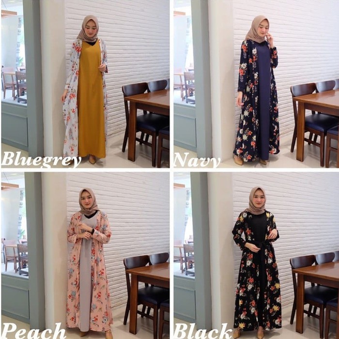 ORIGINAL AMORA DRESS | GAMIS MOTIF BUNGA | GROSIR GAMIS | BAJU GAMIS BERKUALITAS BERKUALITAS