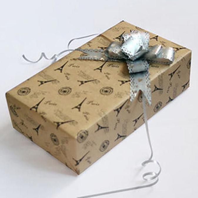 

10Pcs Kertas Kado Motif Menara Eiffel Dengan Dua Sisi Bahan Kertas Patio789