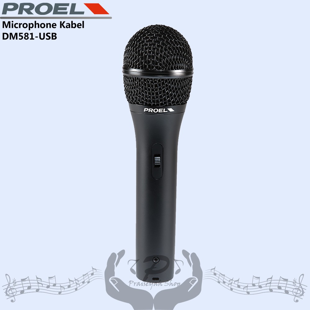 Proel Microphone Kabel DM 581 USB Mikrofon