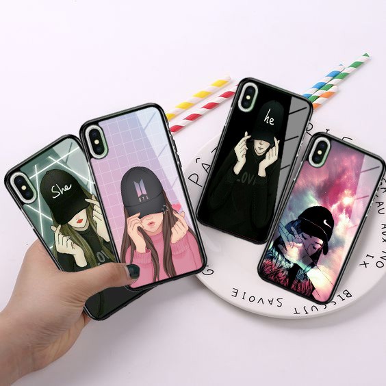 [P74] Case  2D Glossy Oppo Vivo Xioami Realme Samsung iphone