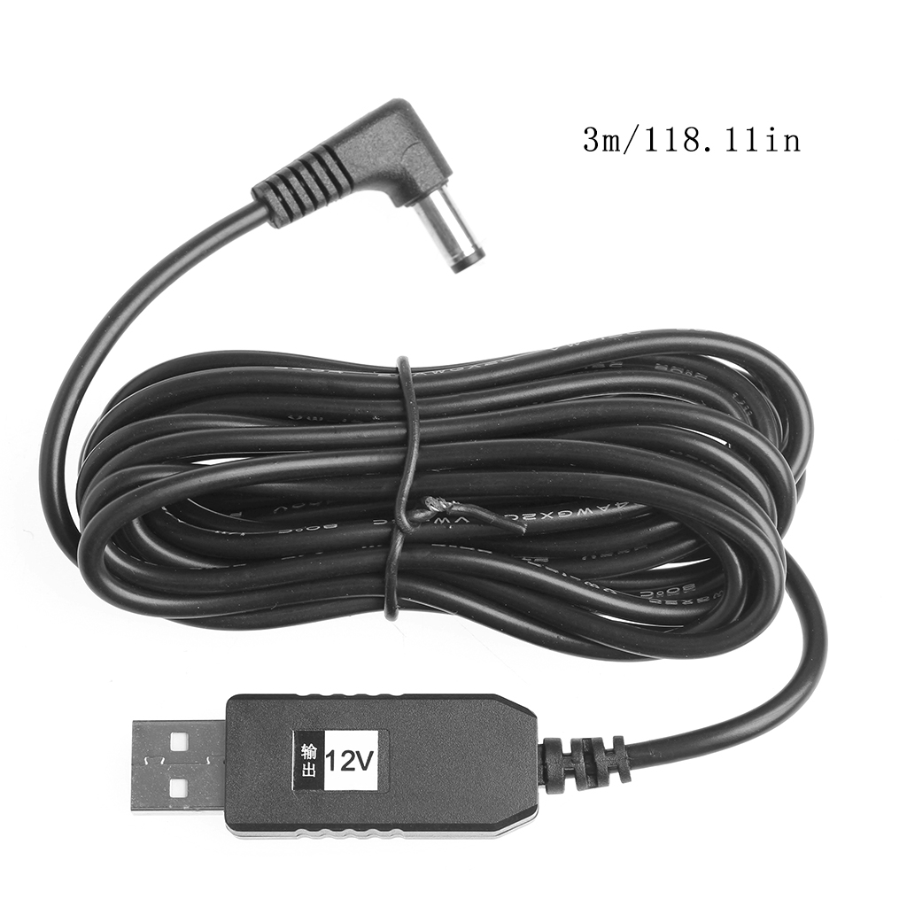 AUS Kabel Adapter USB DC 5V to 12V Right Angle