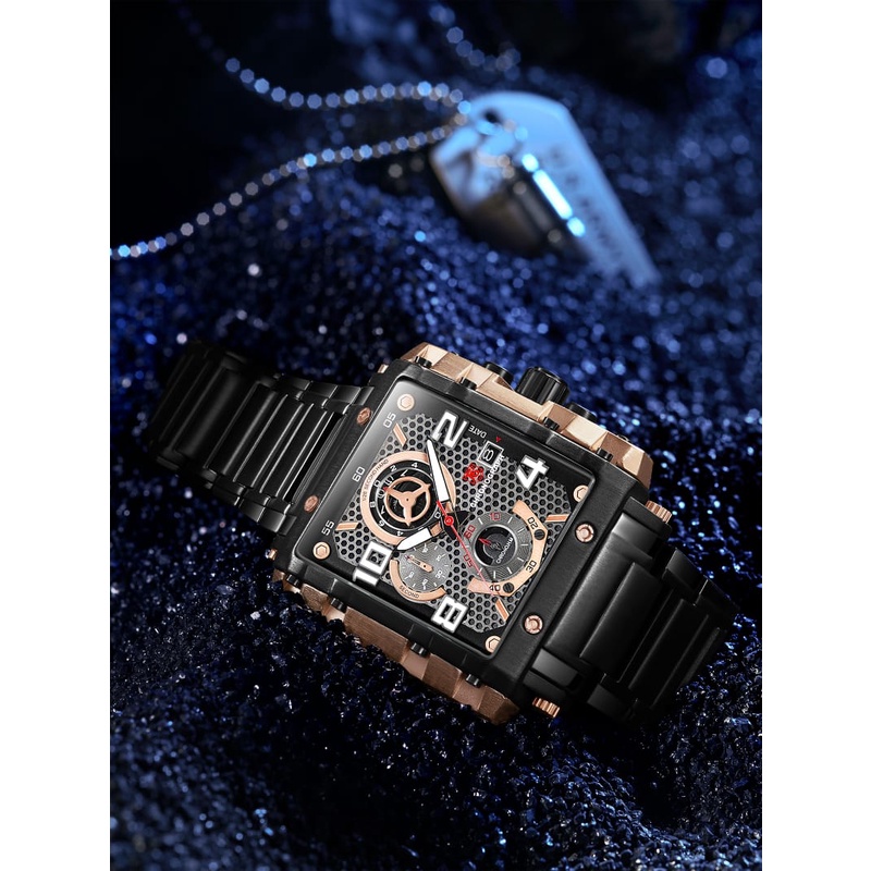 JAM TANGAN PRIA RANTAI T5 H 3802G ORIGINAL WR/JAM TANGAN COWOK TERLARISS/JAM TANGAN T5 H 3802G/