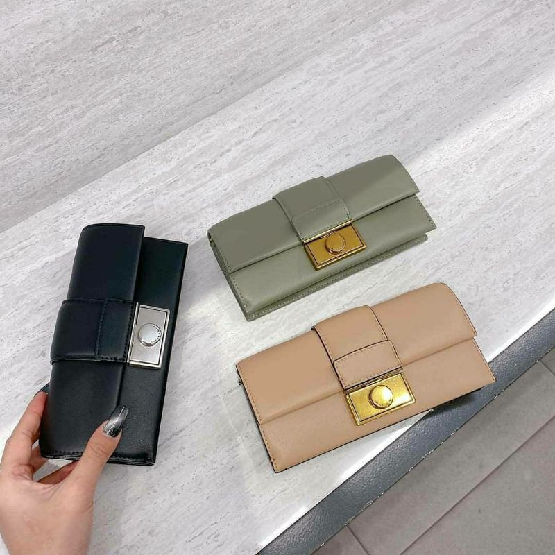 CK push-lock long wallet