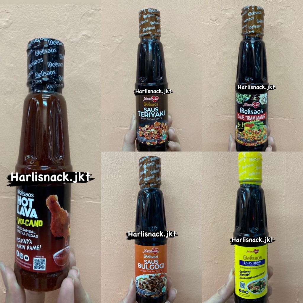 

DELISAOS MAMASUKA HOTLAVA / BULGOGI / SAUS TIRAM / SAUS TIRAM MANIS / SAUS TERIYAKI
