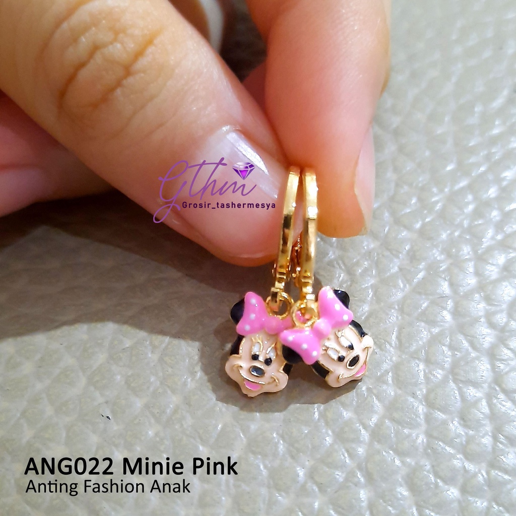 Anting Anak Miky Minie perhiasan Import Fashion Kualitas Premium Anti Karat Anti Luntur bisa dipakai sehari-hari ANA034 GTHM