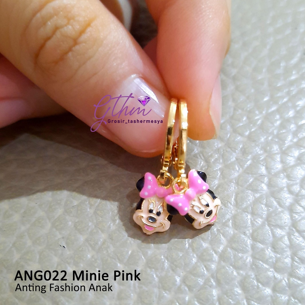 Anting Anak Miky Minie perhiasan Import Fashion Kualitas Premium Anti Karat Anti Luntur bisa dipakai sehari-hari ANA034 GTHM