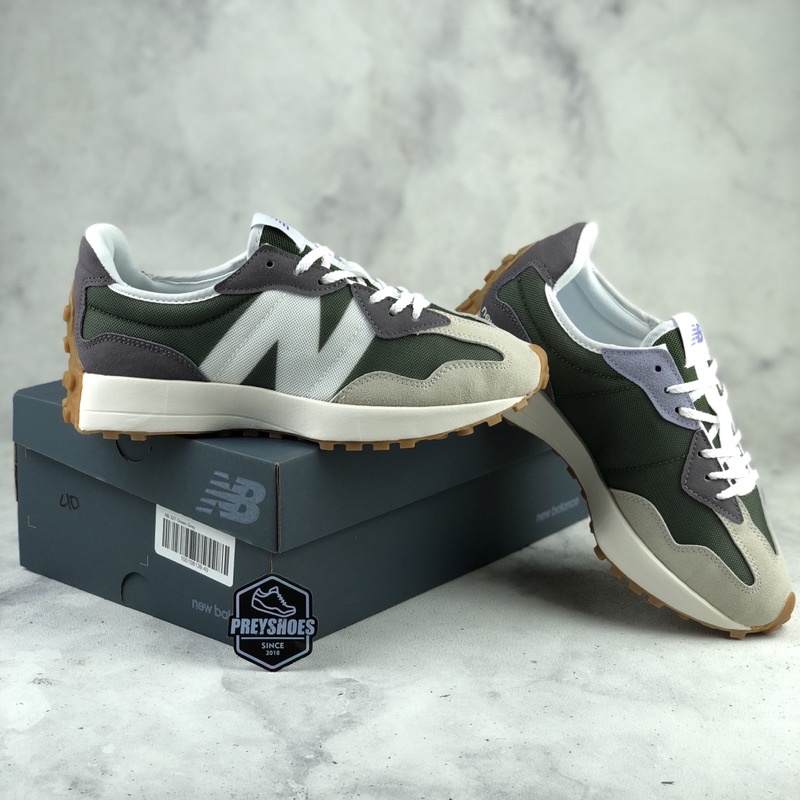 NEW BALANCE 327 SPORT GREY GREEN
