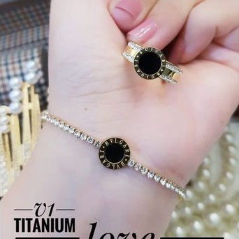 TiTanium set gelang cincin p39