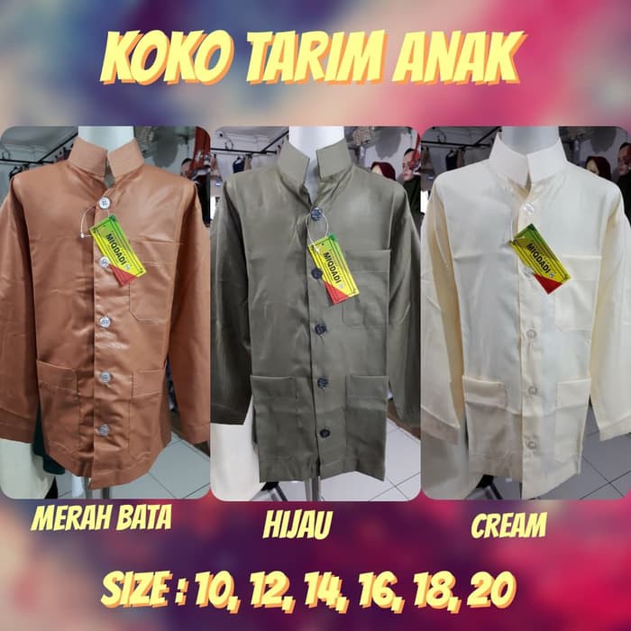 Nizam Kurta Kids / Setelan Koko Anak Murah Original By Najwa 8420NI Koko Tarim Anak Tanggung