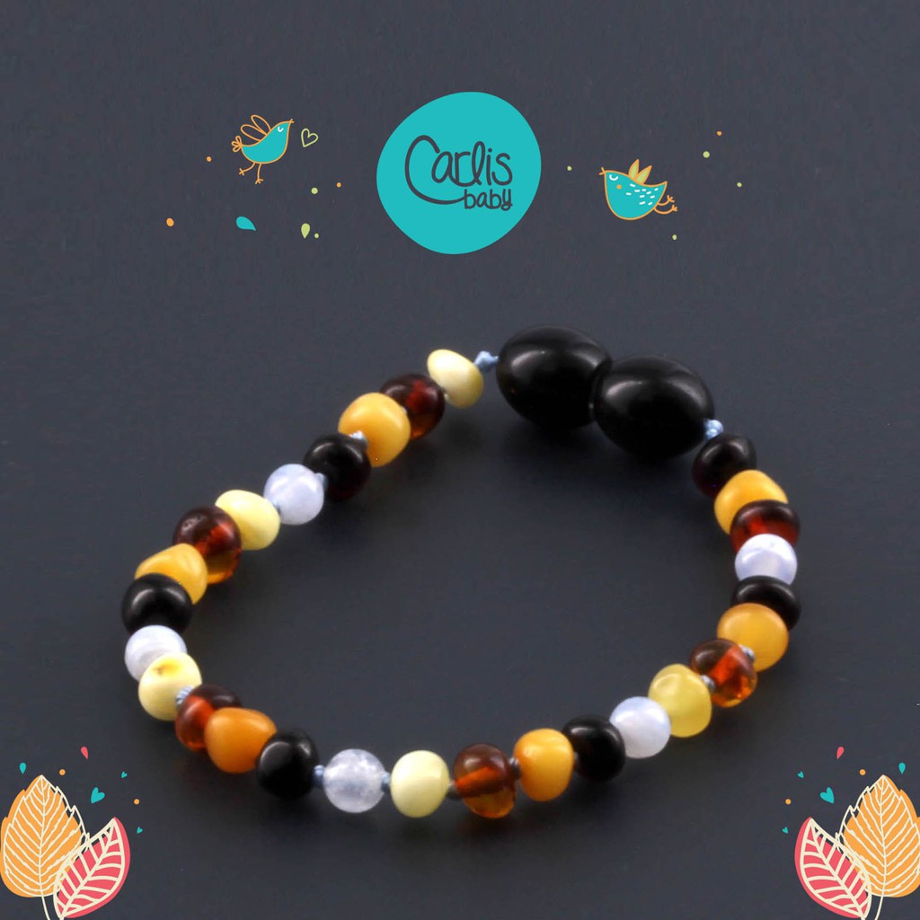 AG61 Gelang Amber Tumbuh Gigi Bayi By Carlis Baby