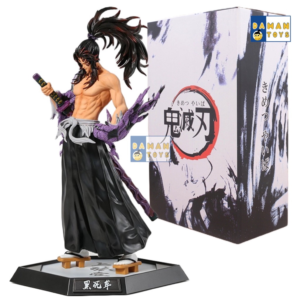 Pajangan Figure Kokushibou Juuni Kitsuki Yoriichi Gyudataro Daki Action Figure Kimetsu No Yaiba Koleksi