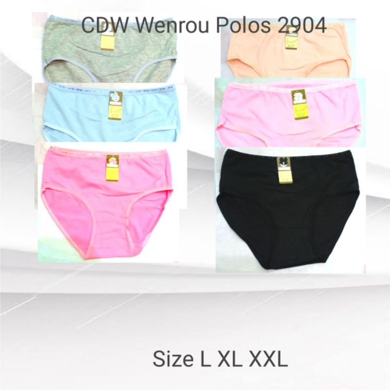 CELANA DALAM POLOS | CD WANITA WENROU POLOS 2904