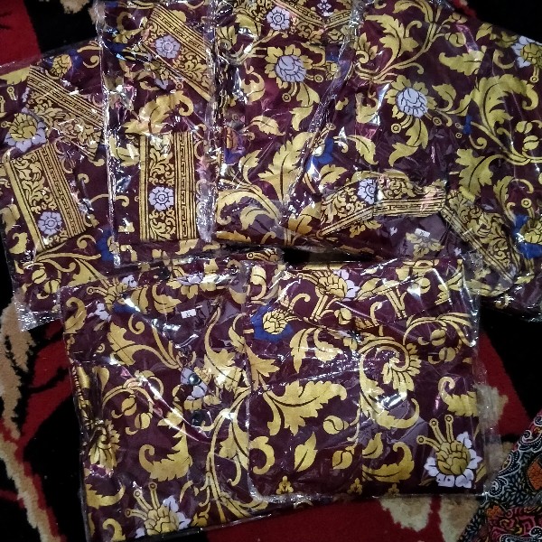 Couple Batik Bakung Ori Ar2 Size Komplit M-xxxxl