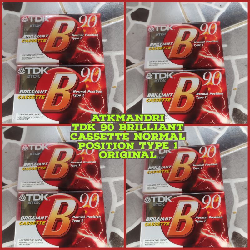 TDK KASET 90 MENIT MEREKAM ORIGINAL