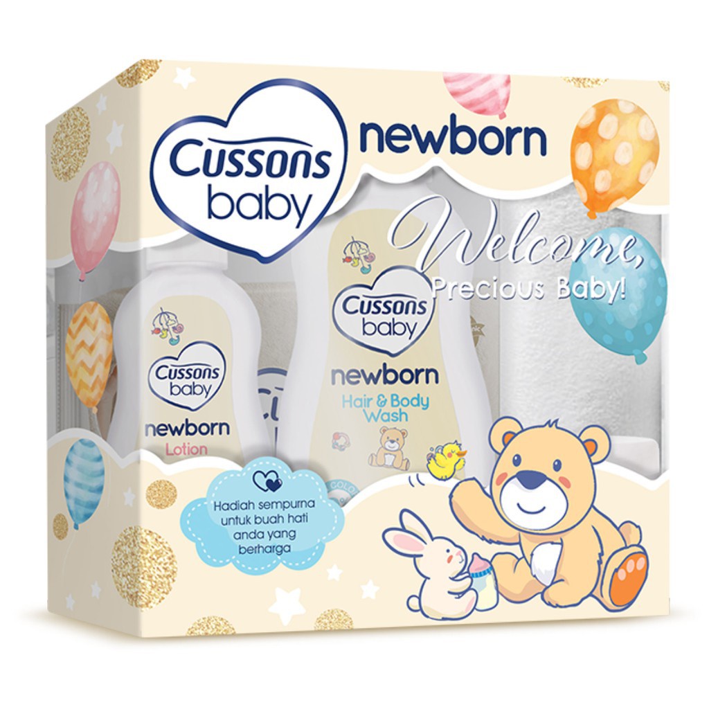 Cussons Baby Newborn Pack / Gift Pack/Cusson Kado Bayi Hampers/Kado Bayi Free Bubble Wrap-1