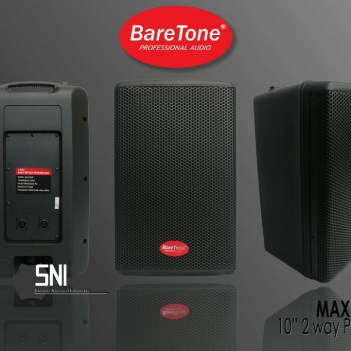 Speaker Pasif 10 inch Baretone Max-10HW / Speaker Pasif 10inch MAX10HW