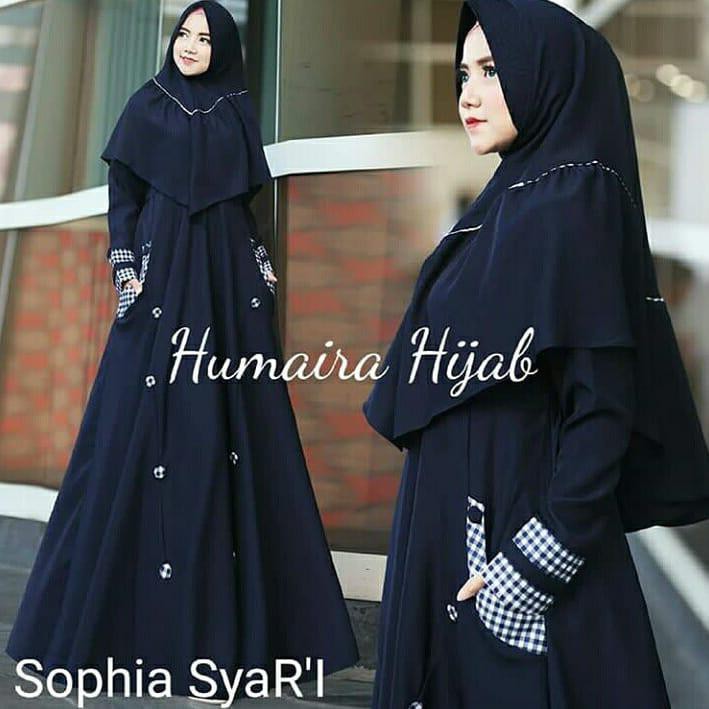 Gamis Pesta Shopia Syari + Khimar muslim gamis/gamis/GamisMurah/Gamissyari/Syari/Gamismuslim