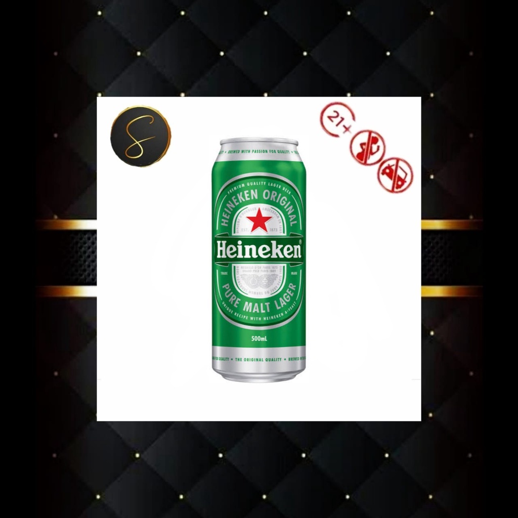 BIR HEINEKEN 500 ML CAN KALENG BESAR