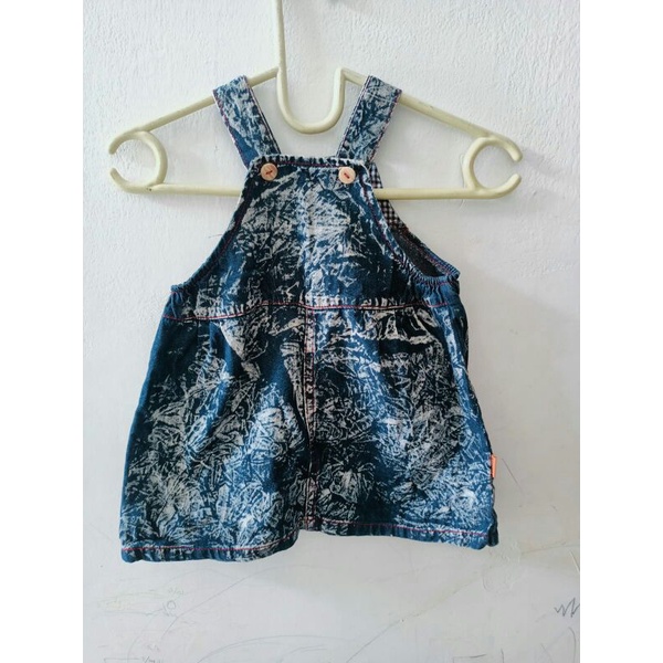 Hipofant Preloved Jumpsuit Anak Jeans Biru 2y