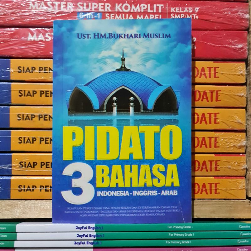 Buku Pidato 3 Bahasa Indonesia - Inggris - Arab