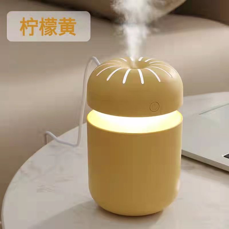 Diffuser 300 ml Tempat Aroma Ruangan Humidifier 220 Ml Aromatherapy Purifier Difuser Untuk Essential Oil Fragance Oil Pure Aroma Ruang-Difuser 300ML-KUNING