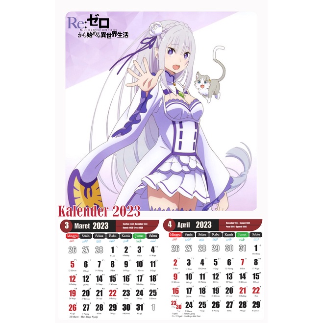 Jual Kalender Anime 2024 Kalender Anime 2024 Poster A vrogue.co