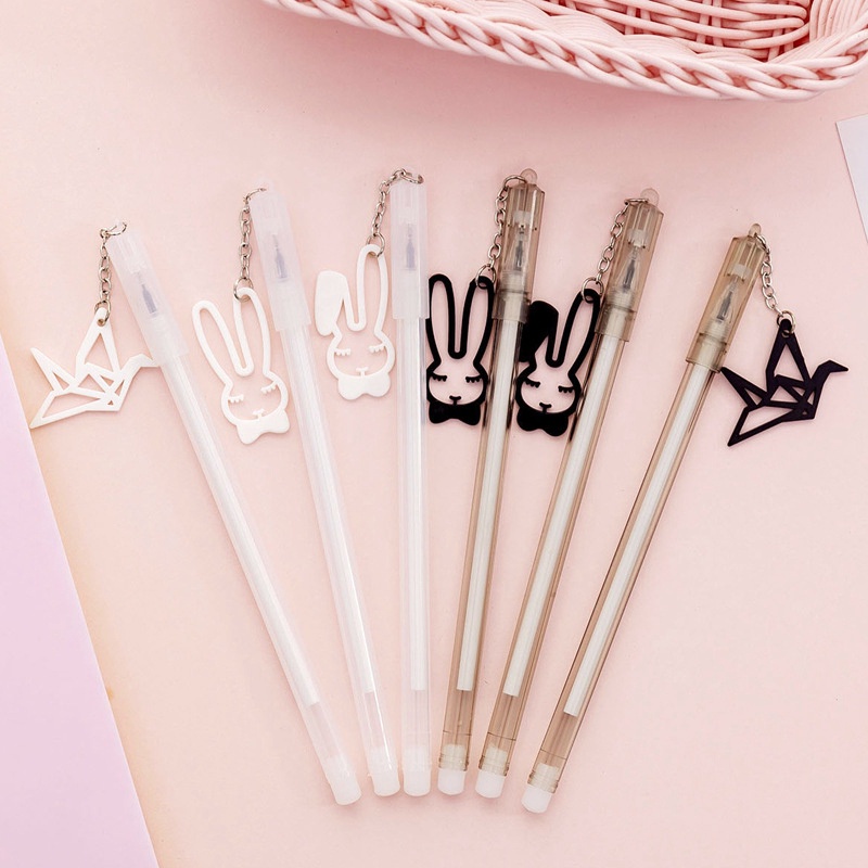 Rabbit Shape Black Ink Pen for School / Office
