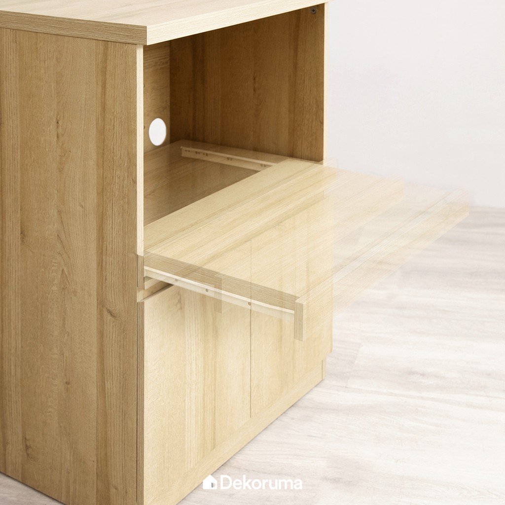 Dekoruma Kiva Small Cabinet - Lemari Kabinet Dapur Bawah 2 Pintu Minimalis-6