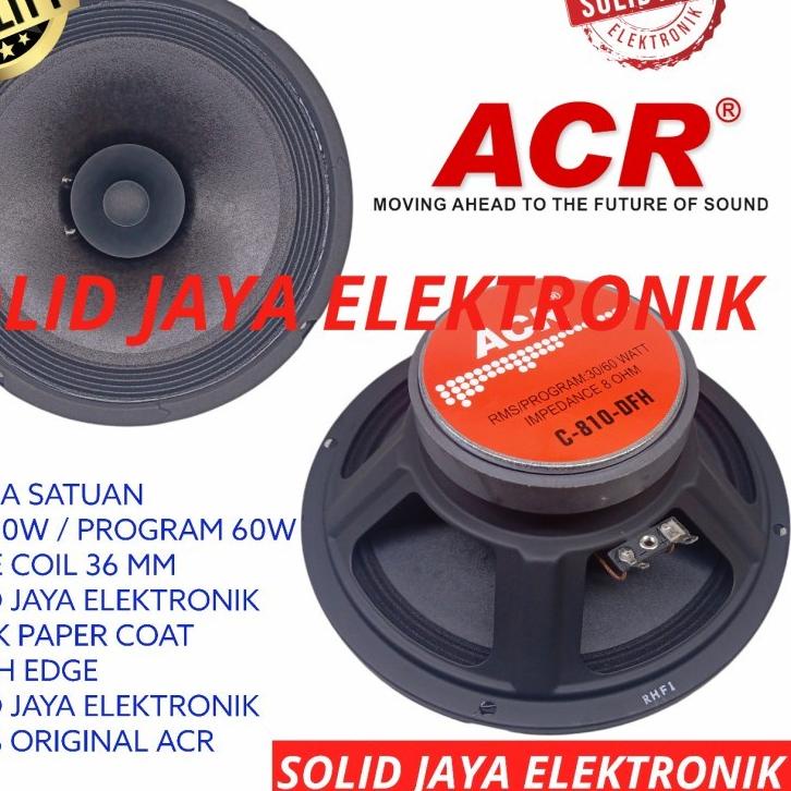 ✾ SPEAKER ACR 8 INC C-810-DFH FULL RANGE C 810 DFH FULLRANGE C-810 C810 8" FULRANGE VOKAL VOCAL 8INC
