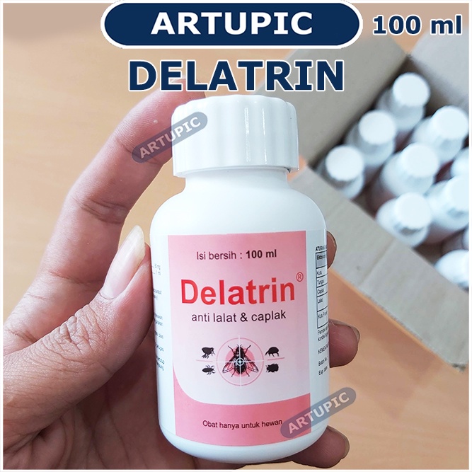 Delatrin 100 ml Obat Anti Parasit Serangga Penggangu Hewan Medion Artupic